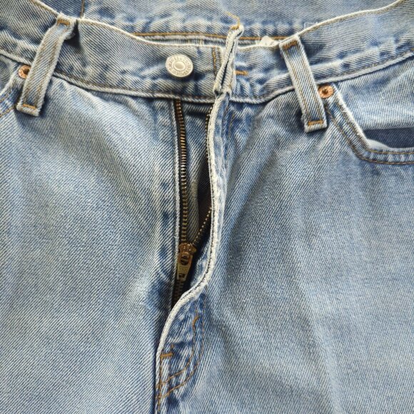 Vintage Levi's 512 Light Wash Jeans Womens 11 JR. Slim Fit Straight Leg 80s 90s - Picture 10 of 16